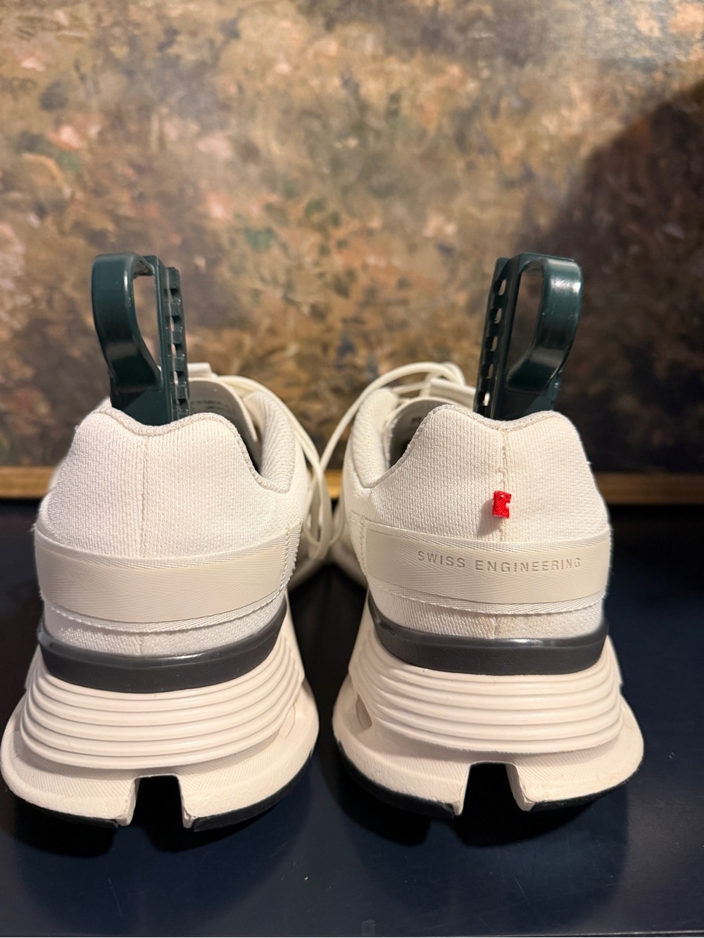 On Cloud Nova Running Women’s Athletic Shoes in White and Black - Picture 4 of 7